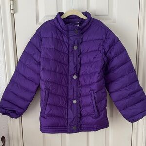 Hanna Andersson Vibrant Purple Puffer Jacket